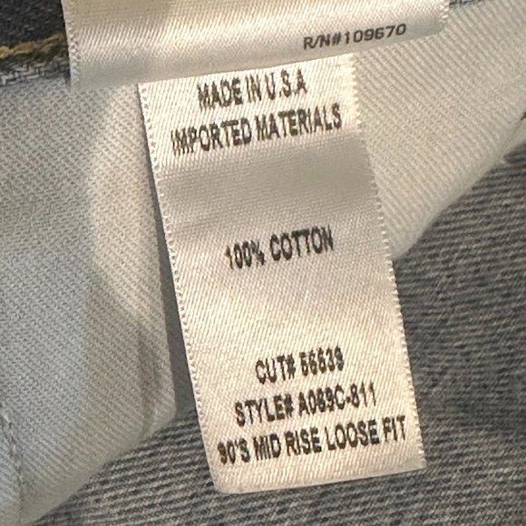 AGOLDE Light Wash 90s Mid Rise Loose Fit Jeans Size 29 - Picture 7 of 7